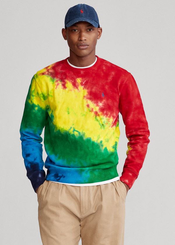 Polo Ralph Lauren Tie-Dye Terry Sweatshirt Herre Danmark (EYDJA5891)